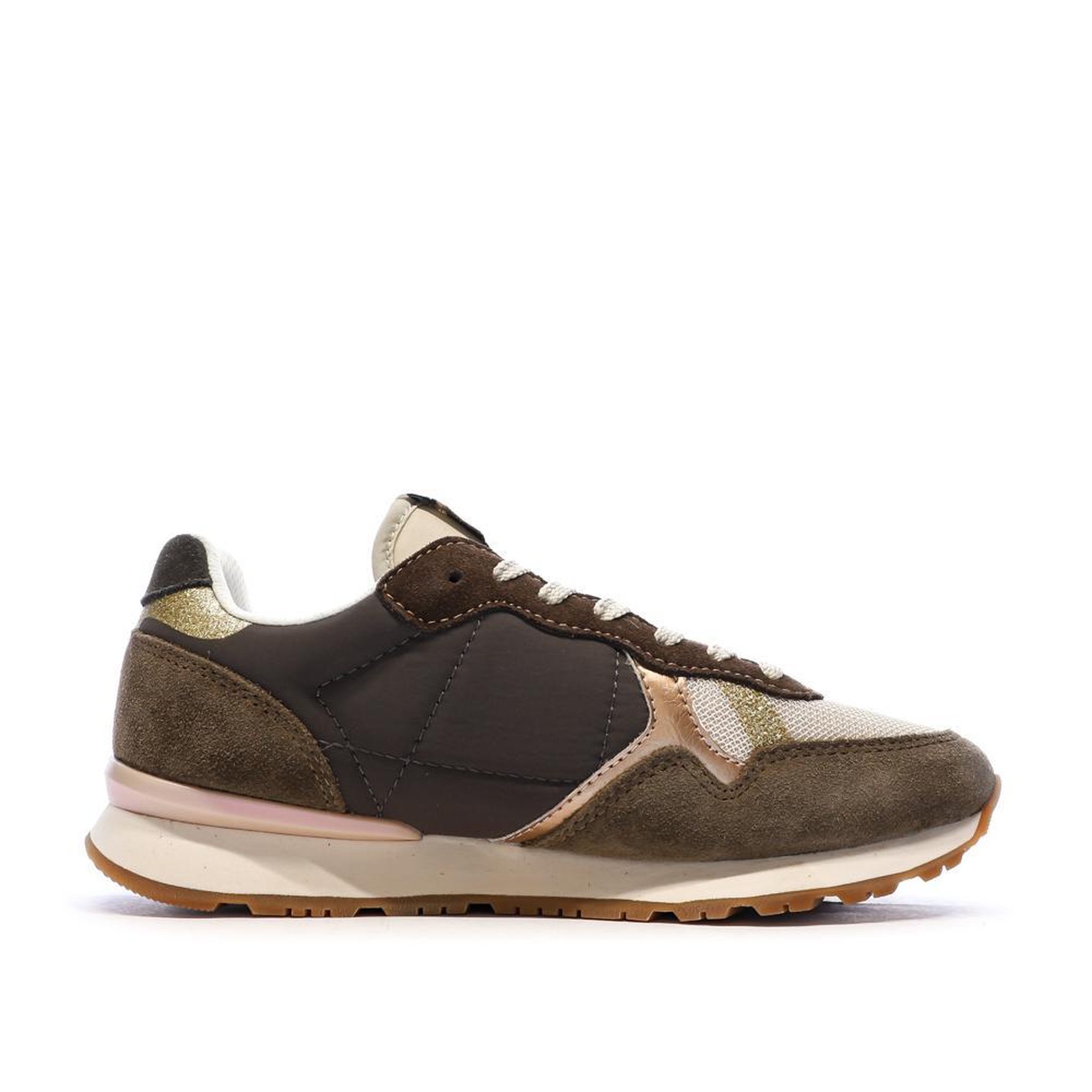 Voir la diapositive 2 : Pepe Jeans Baskets Marrons Femme Pepe jeans Brit Mixt