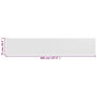 Voir la diapositive 5 : VIDAXL Ecran de balcon en PEHD 75x400 cm Blanc