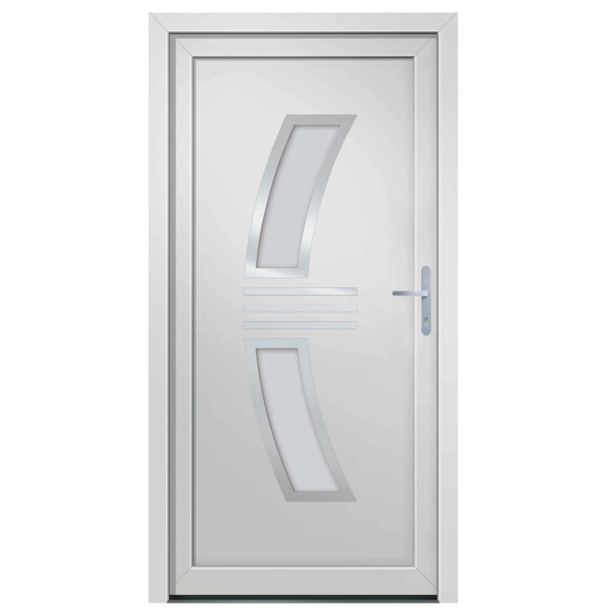 VIDAXL Porte d'entree Blanc 98x200 cm PVC