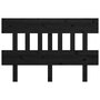 Voir la diapositive 3 : VIDAXL Tete de lit Noir 143,5x3x81 cm Bois massif de pin