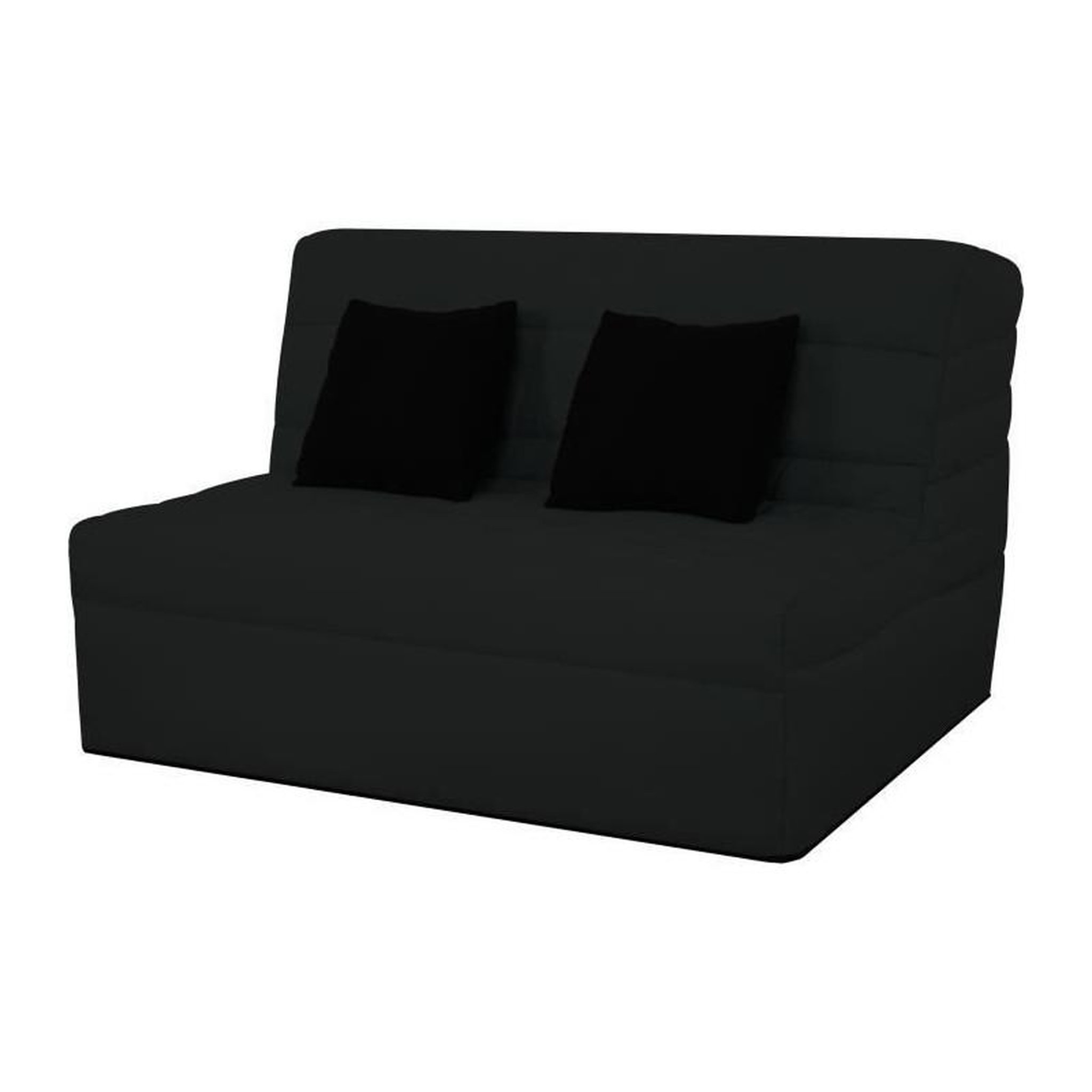 Voir la diapositive 3 : DUNLOPILLO DUNLOPILLO Banquette BZ 2 places - Noir - ReVEUR