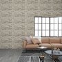 VIDAXL Panneaux muraux 3D avec design de brique sable 11 pcs EPS
