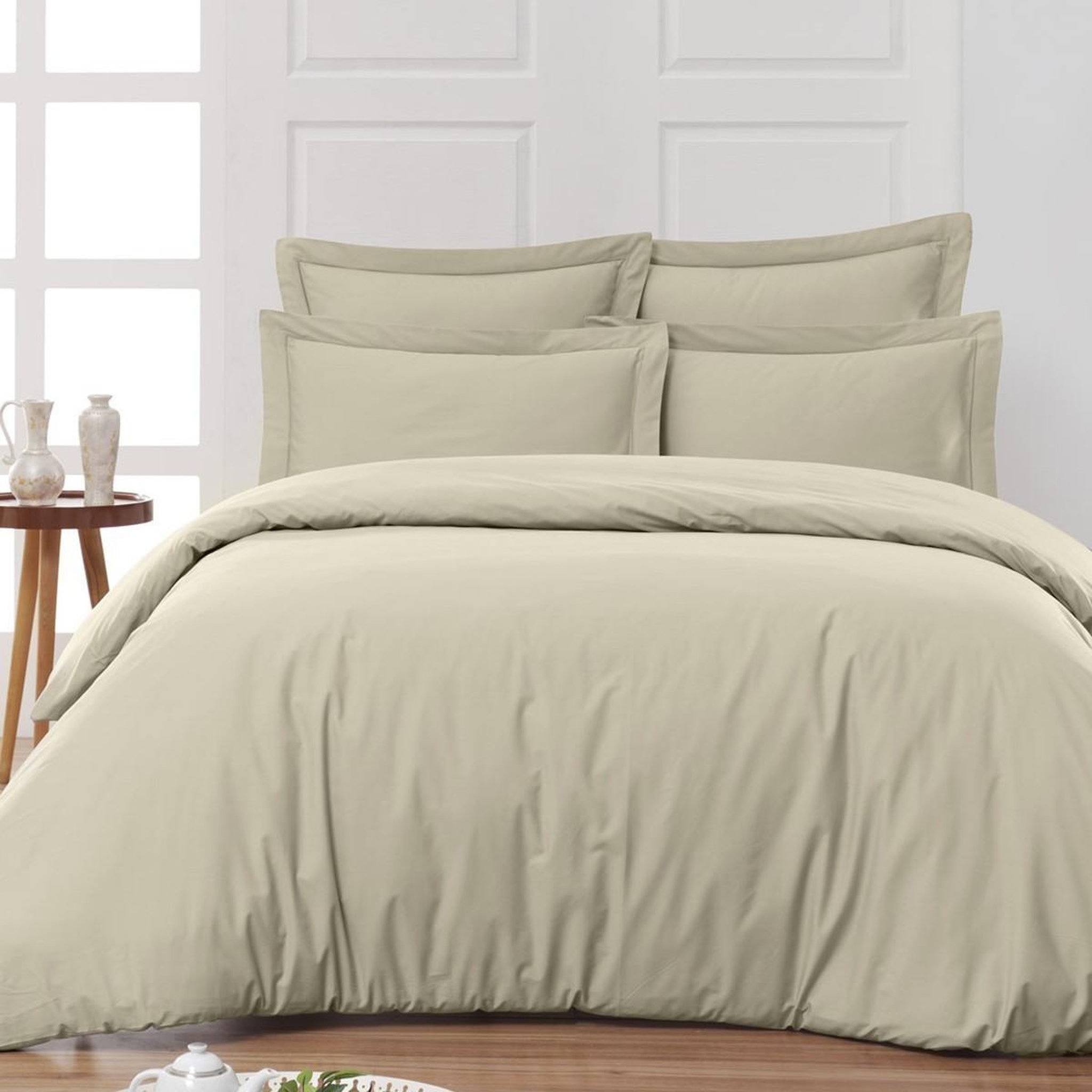 Voir la diapositive 6 : Sensei Maison Drap plat en percale de coton SOFT PERCALE