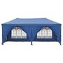 Voir la diapositive 3 : VIDAXL Tente de reception pliable avec parois Bleu 3x6 m