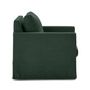 Voir la diapositive 5 : LISA DESIGN Serena - fauteuil déhoussable en velours texturé