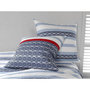 Voir la diapositive 3 : ATELIER DU COTON Parure housse de couette 100% coton 57fils santorini