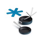 Joseph Joseph Casserole Joseph Joseph Set de 2 poeles 24 et 28cm + 1 separateur protege ustensiles