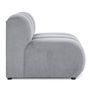 Voir la diapositive 5 : LISA DESIGN Debbie - module d'assise sans accoudoirs en tissu texturé