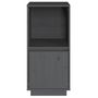 Voir la diapositive 3 : VIDAXL Buffet Gris 38x35x80 cm Bois massif de pin