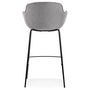 Voir la diapositive 5 : Paris Prix Tabouret de Bar Design  Largesa  107cm Gris