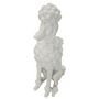 Voir la diapositive 4 : Paris Prix Statue Déco Chien  Caniche Assis  61cm Blanc