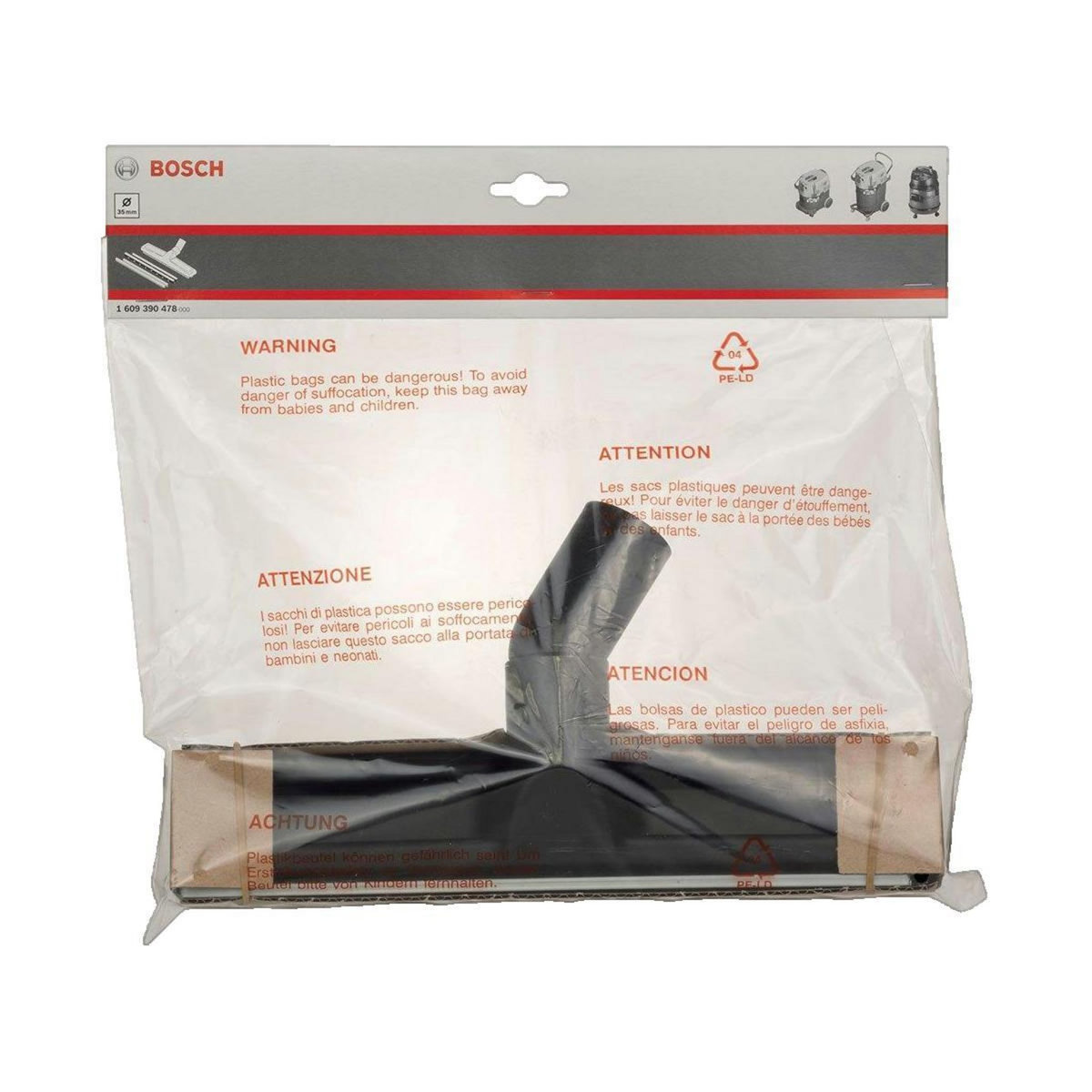 BOSCH Accessoire aspirateur Bosch - Buse sol 35 mm