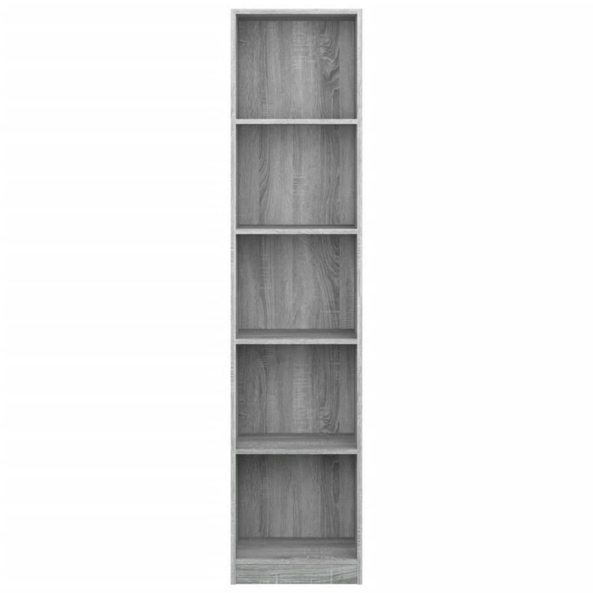 VIDAXL Bibliotheque 5 niveaux Sonoma gris 40x24x175 cm