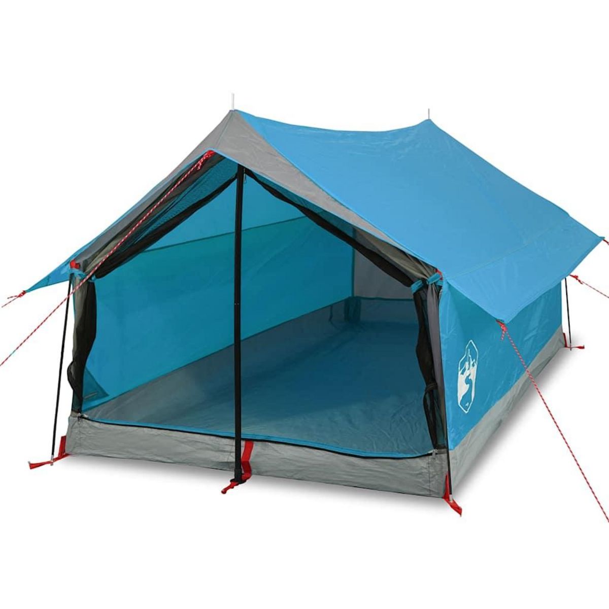 VIDAXL Tente de camping 2 personnes bleu impermeable