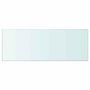 Voir la diapositive 2 : VIDAXL Panneau pour etagere Verre transparent 80 x 30 cm