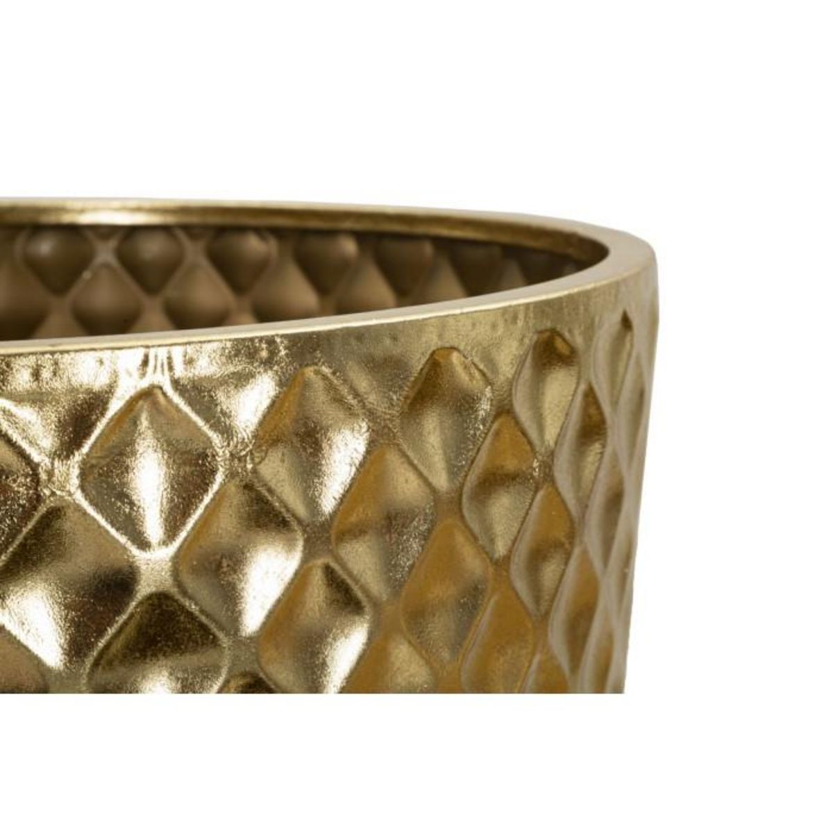 Paris Prix Lot de 3 Vases en Métal  Glotty  110cm Or