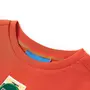 VIDAXL T-shirt enfant a manches longues orange 128