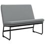 Voir la diapositive 2 : VIDAXL Banc Gris clair 100x75x76 cm Tissu