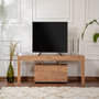 Voir la diapositive 3 : Habitat et Jardin Meuble TV en bois  Enclave  - 180 x 31 x 50 cm - Marron