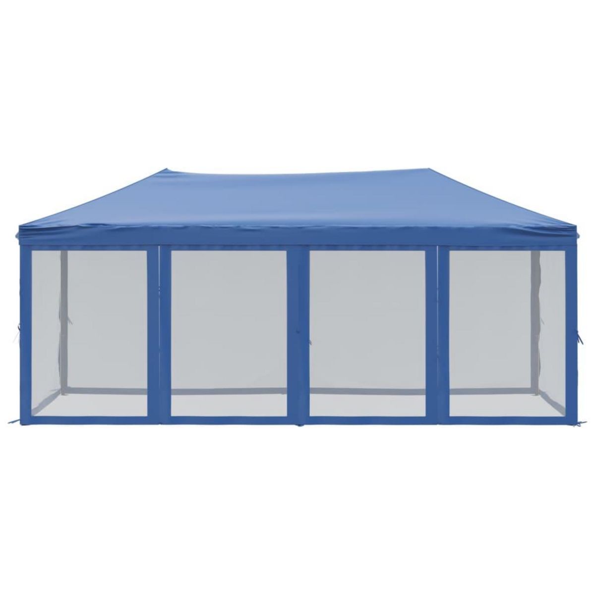 VIDAXL Tente de reception pliable avec parois Bleu 3x6 m