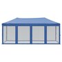 Voir la diapositive 3 : VIDAXL Tente de reception pliable avec parois Bleu 3x6 m