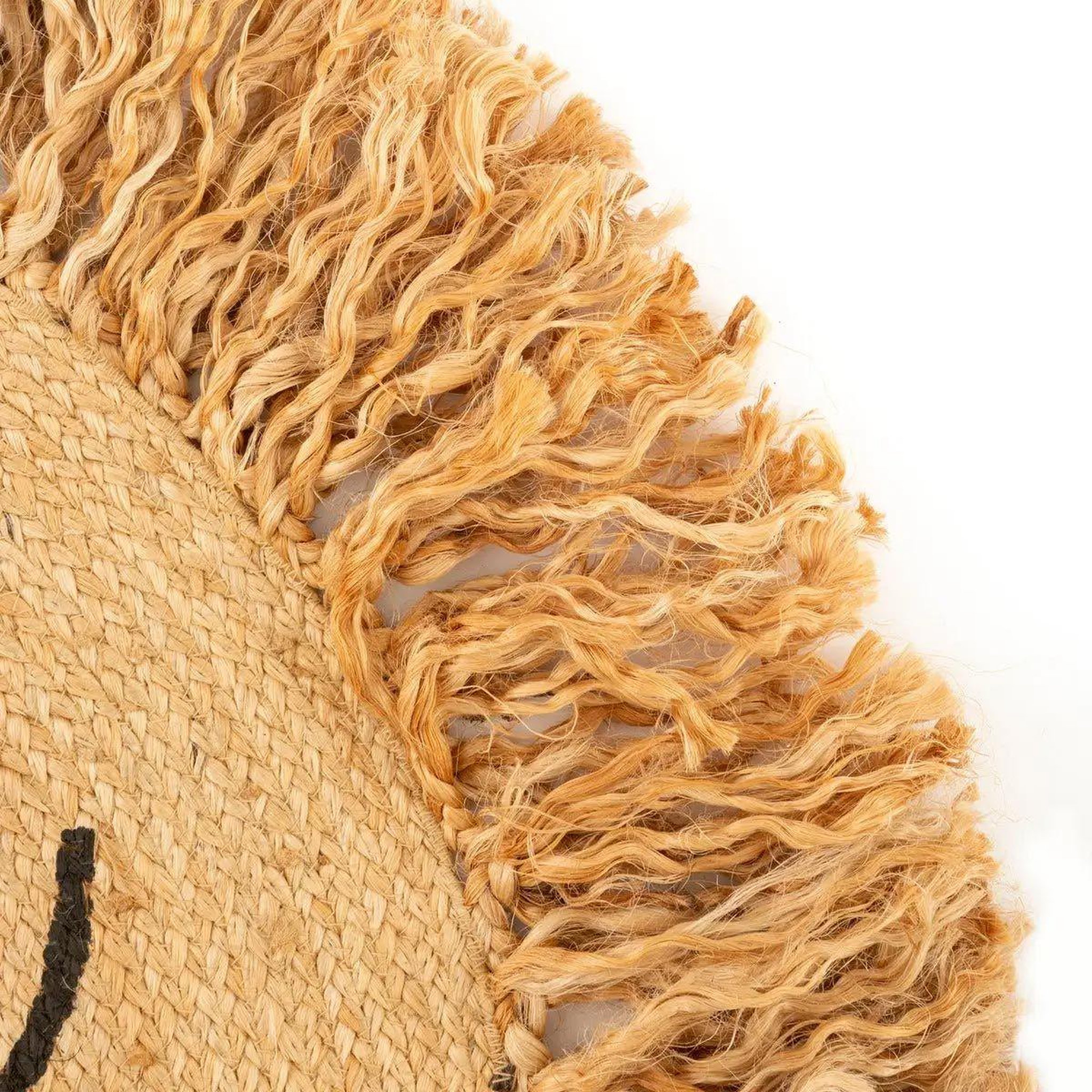 Voir la diapositive 2 : Atmosphera Kids Tapis enfant déco en jute  lion  90cm marron