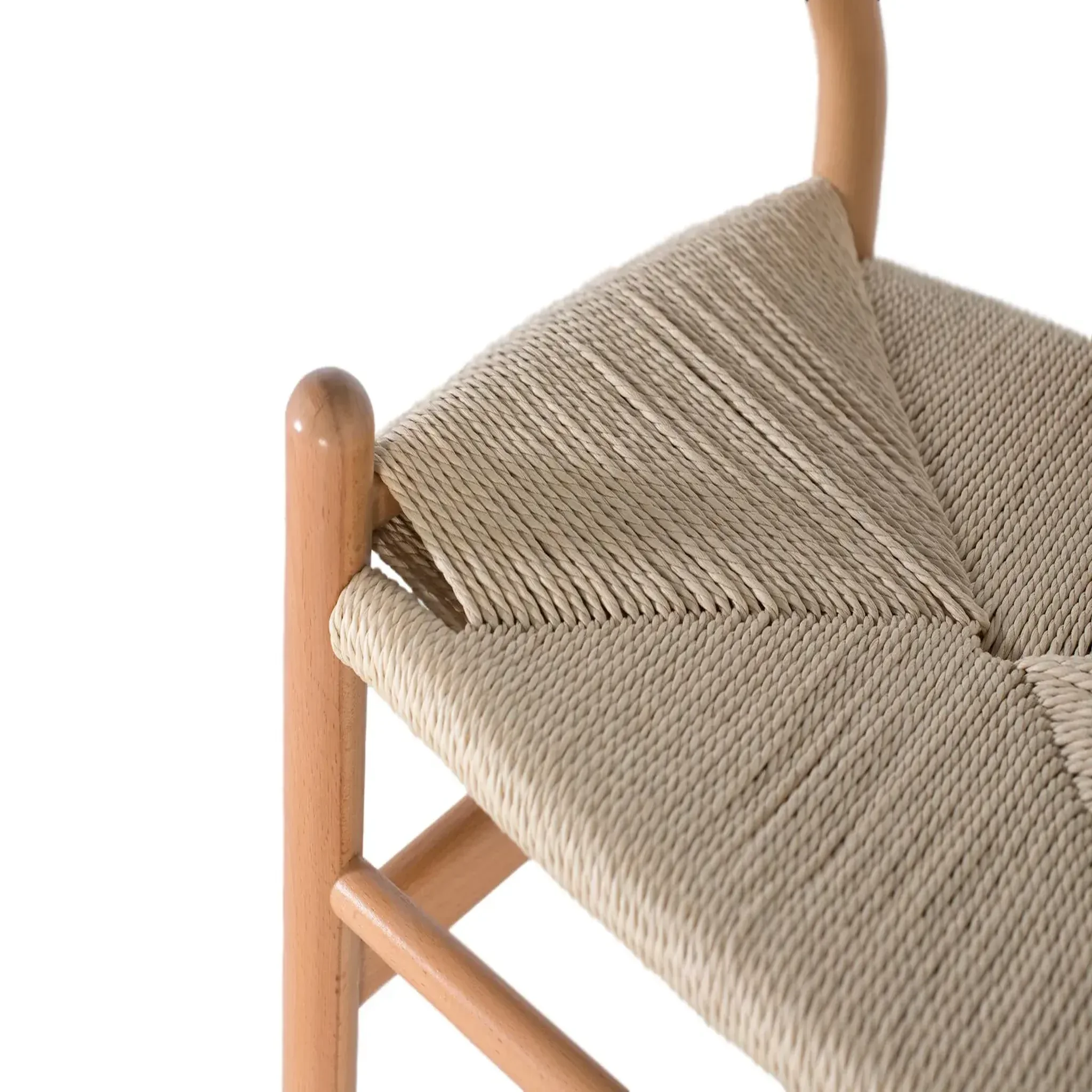 Voir la diapositive 5 : GINER Y COLOMER SL Lot de 2 chaises de bois de haya 50 cm style contemporain