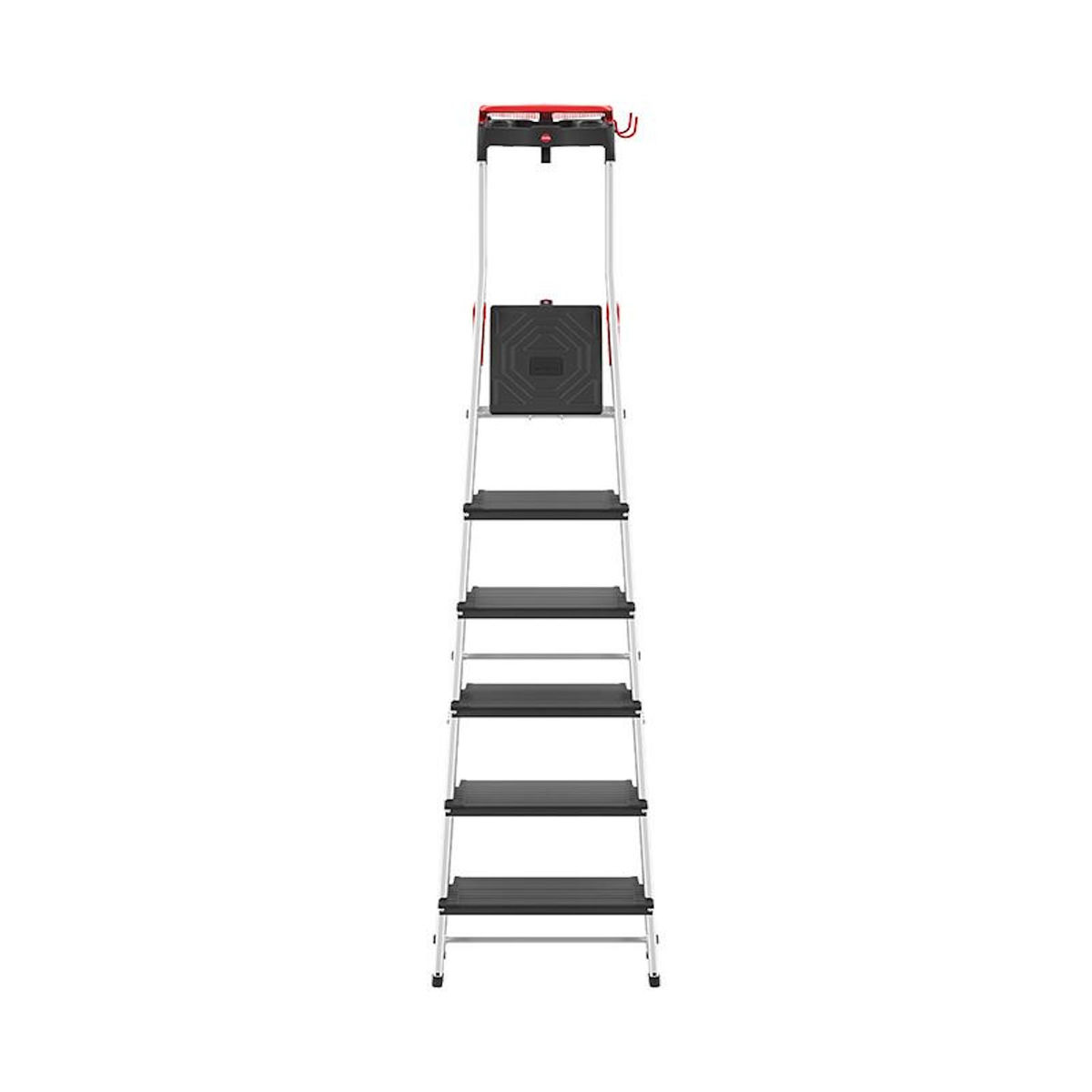 HAILO Escabeau de sécurité pliable en aluminium 6 marches larges Hailo L100