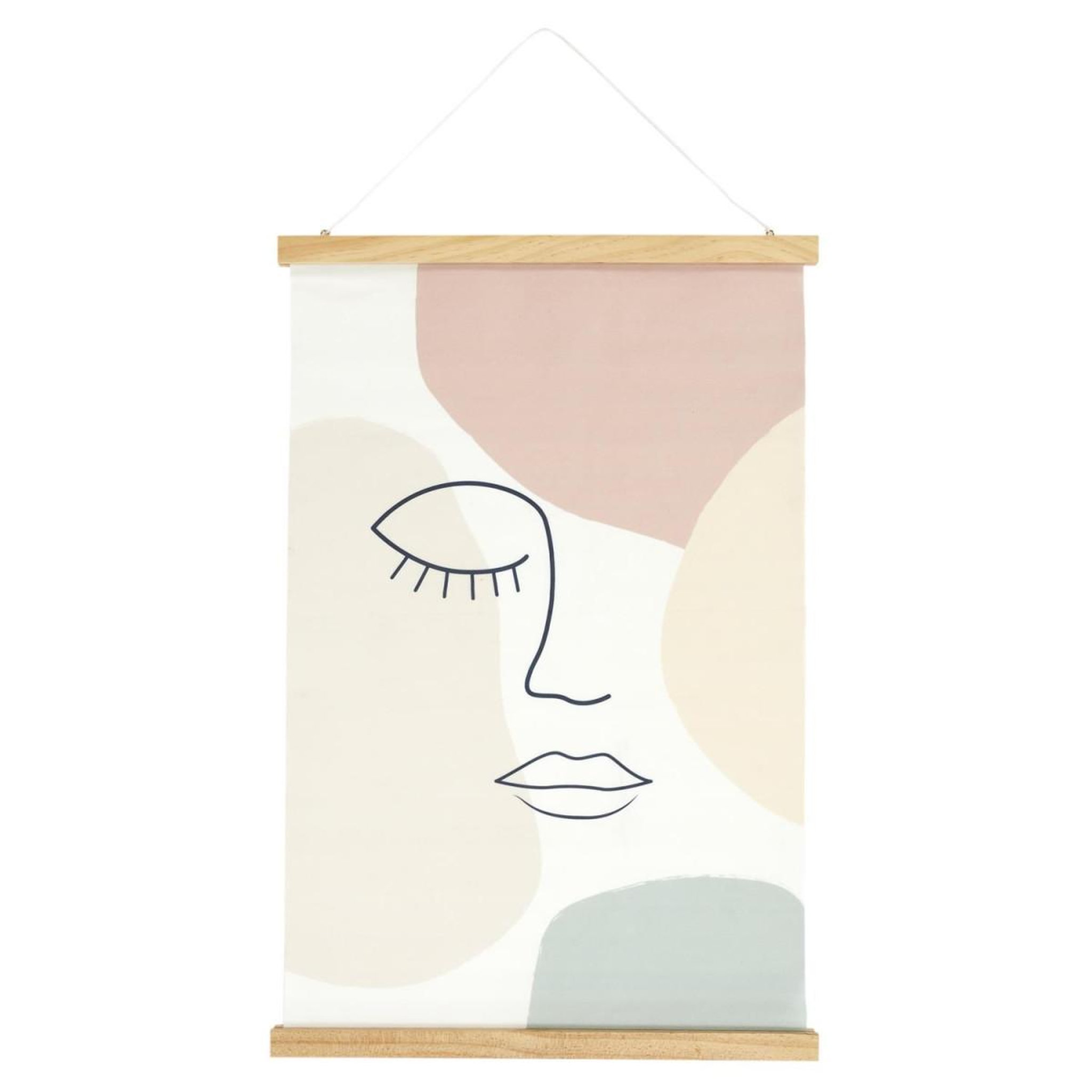 Voir la diapositive 1 : The Home Deco Factory Décoration Murale  Kakemono  40x60cm Beige