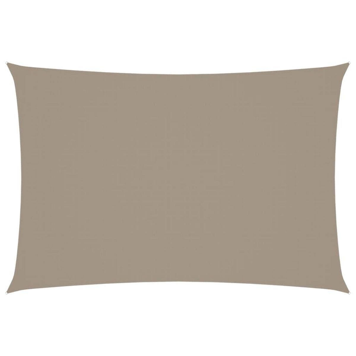 VIDAXL Voile de parasol tissu oxford rectangulaire 2,5x4,5 m taupe