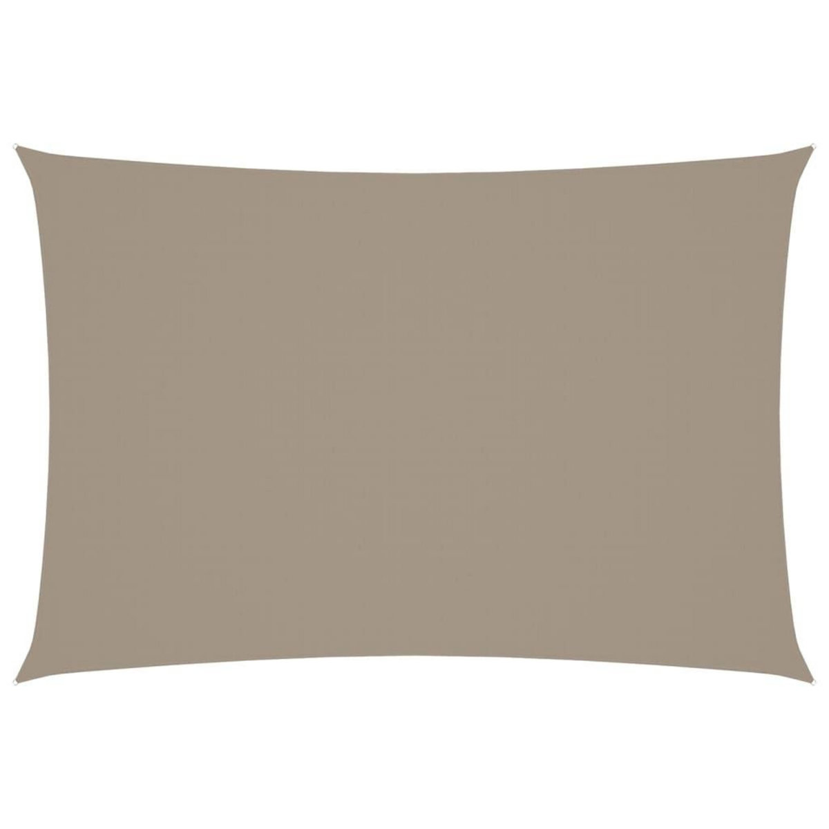 VIDAXL Voile de parasol tissu oxford rectangulaire 2,5x4,5 m taupe