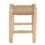 Voir la diapositive 2 : Paris Prix Tabouret Design en Teck  Timo  45cm Naturel