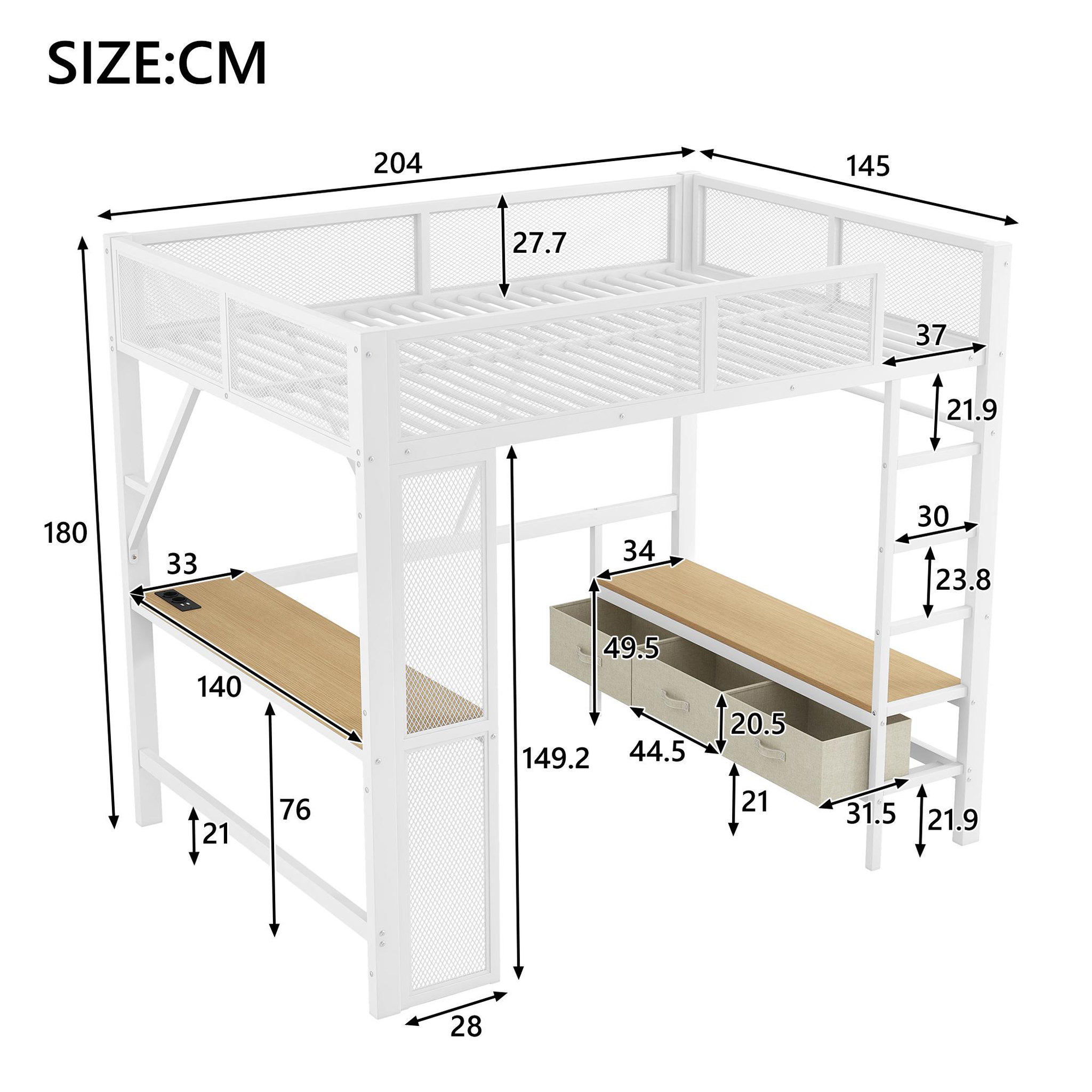 Voir la diapositive 3 : MERAX Lit mezzanine