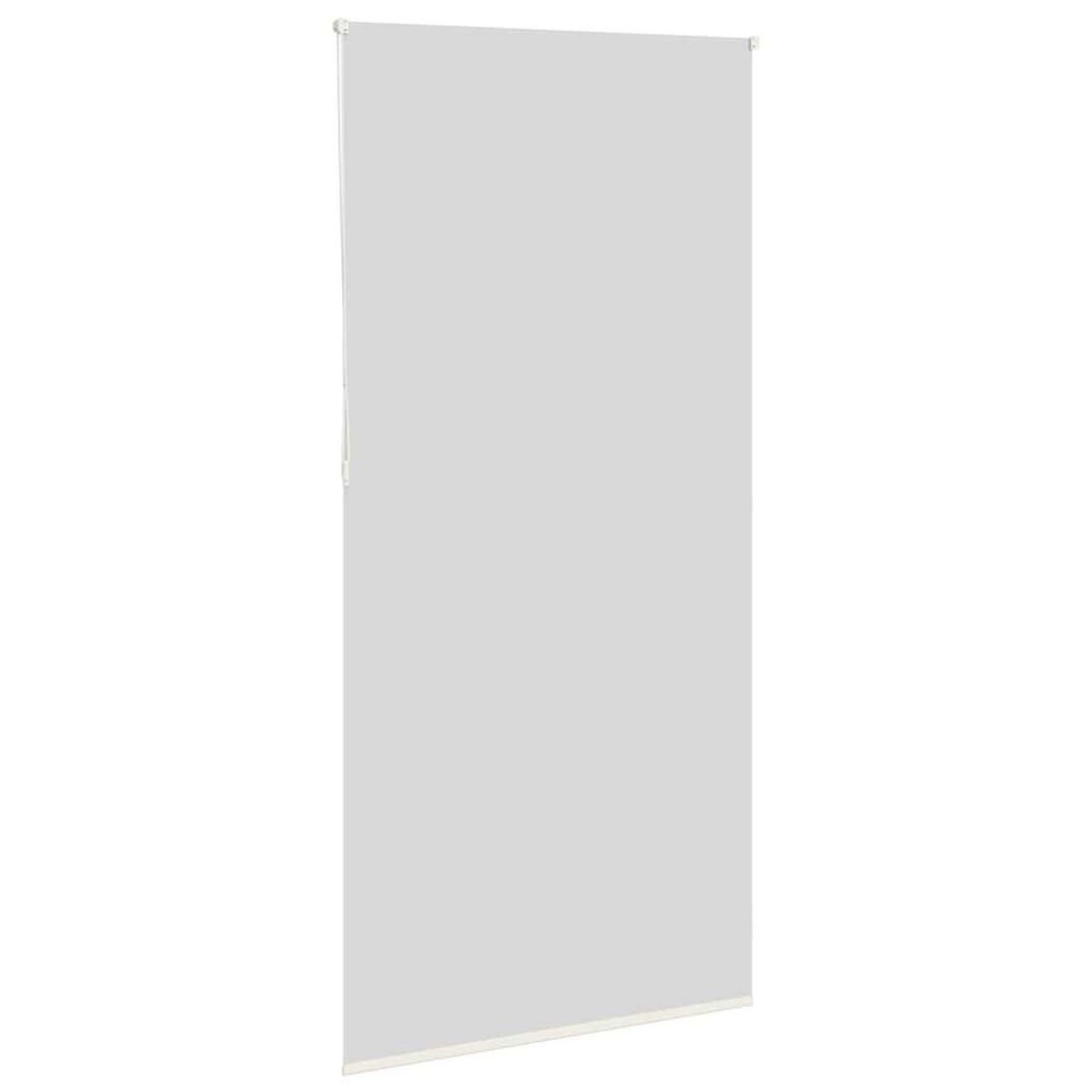 VIDAXL Store enrouleur occultant blanc casse 90x210cm largeur du tissu