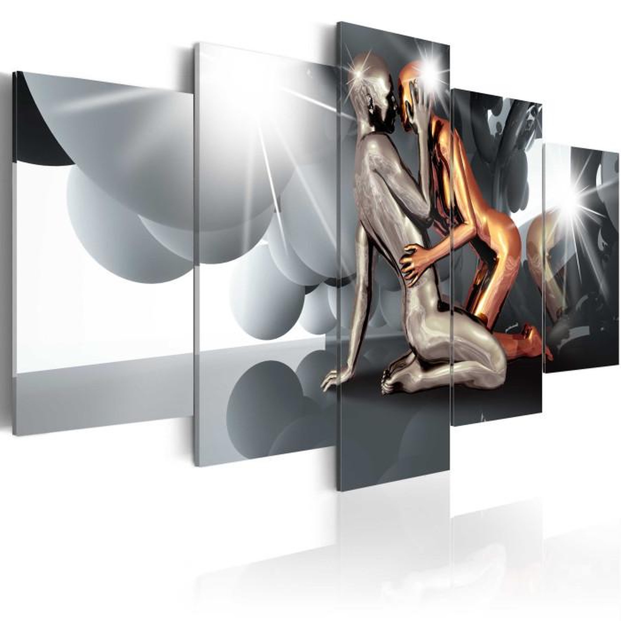 Paris Prix Tableau Imprimé  Lovers of the Future. Coloris disponibles : Multicolore