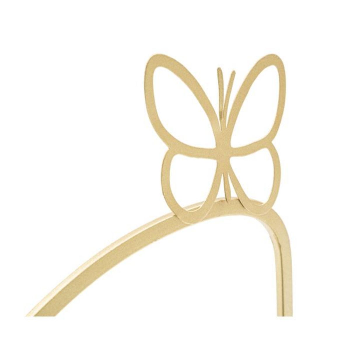 Paris Prix Lot de 2 Tables de Chevet Murales  Butterfly  41cm Or