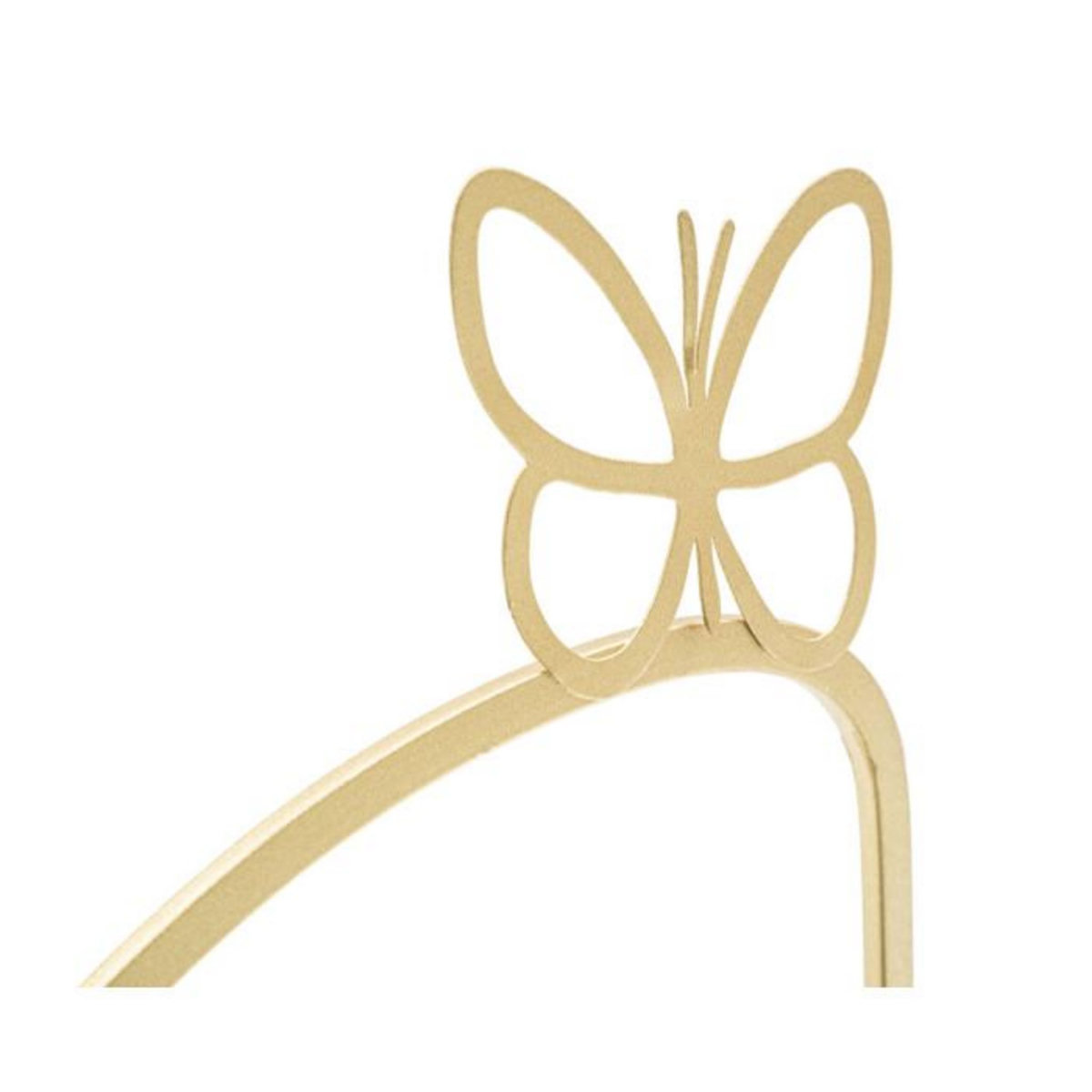 Paris Prix Lot de 2 Tables de Chevet Murales  Butterfly  41cm Or