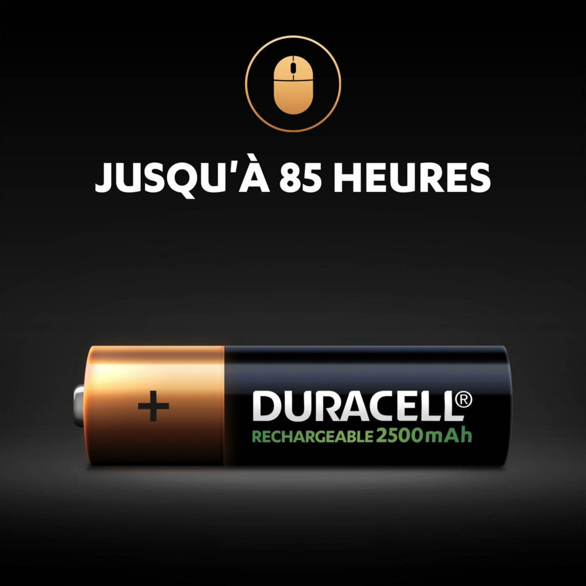 Duracell Pile rechargeable AAA/LR03 ULTRA POWER 850 mAh x4