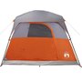 Voir la diapositive 6 : VIDAXL Tente de camping de cabine 4 personnes orange imperméable