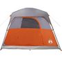 Voir la diapositive 6 : VIDAXL Tente de camping de cabine 4 personnes orange imperméable