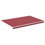 Voir la diapositive 2 : VIDAXL Tissu de remplacement pour auvent Bordeaux rouge 4,5x3 m