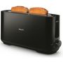 Voir la diapositive 2 : Philips Grille-pain HD2590/90 Toaster noir Daily, 1 fente longue, 830W