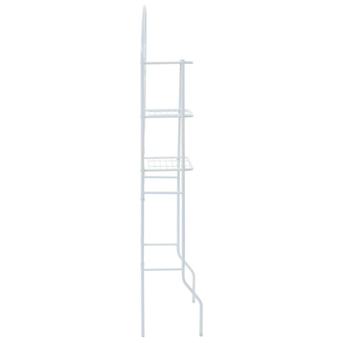 VIDAXL Etagere de toilette Blanc 60x33x174 cm