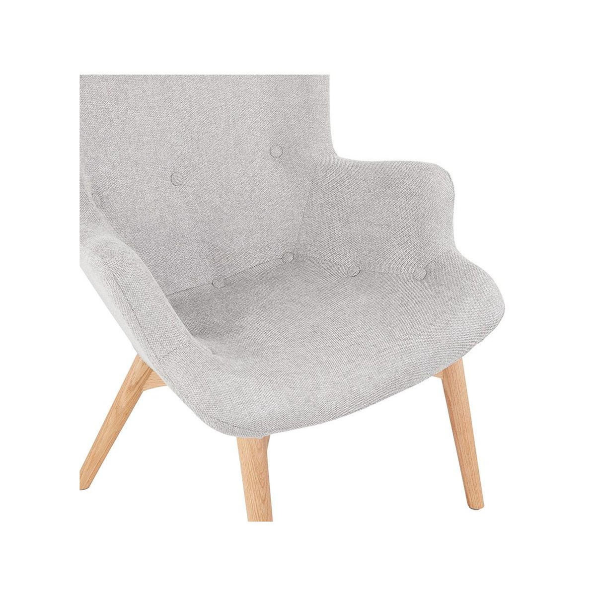 Paris Prix Fauteuil Design Scandinave  Ticao  93cm Gris