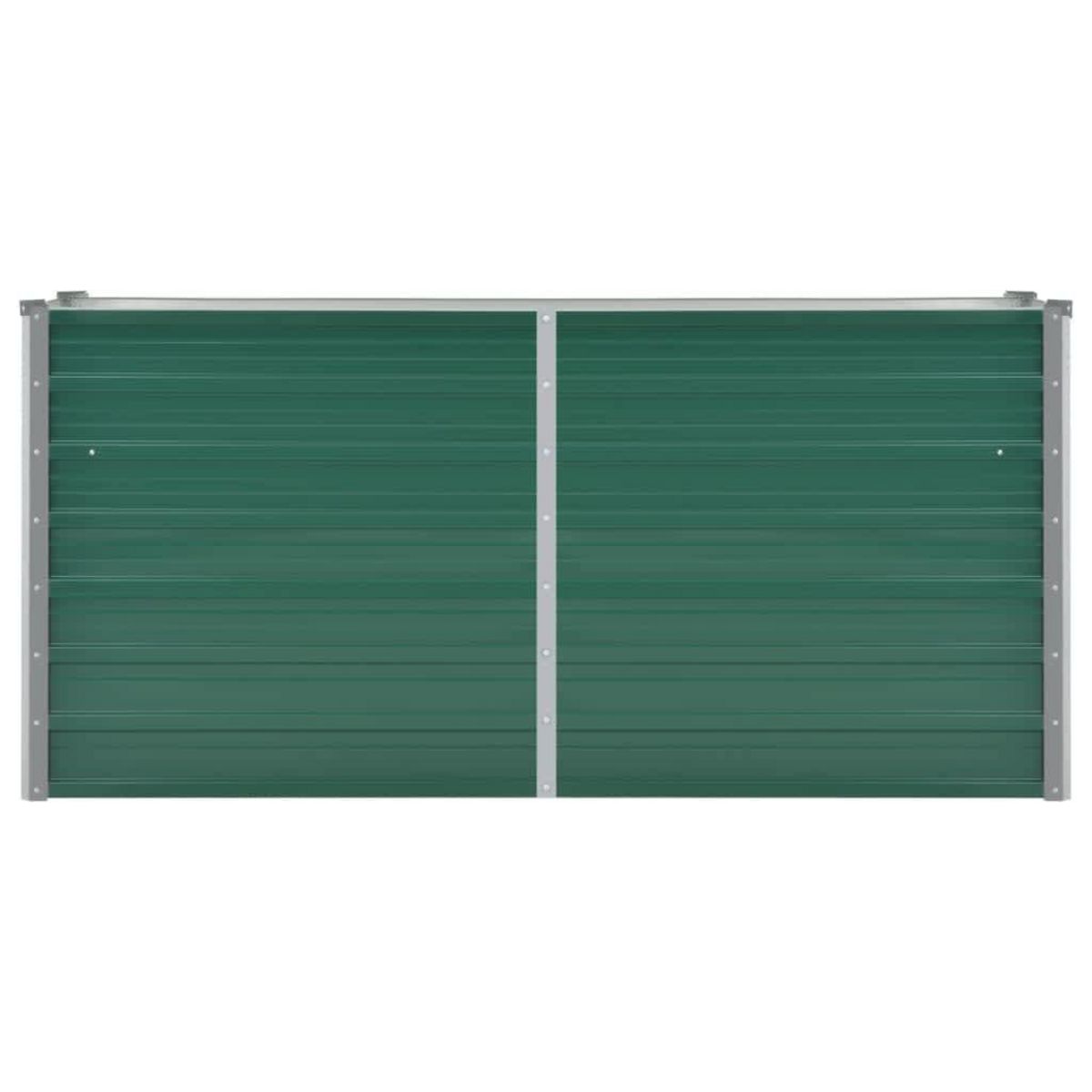 VIDAXL Lit sureleve de jardin Acier galvanise 160x40x77 cm Vert