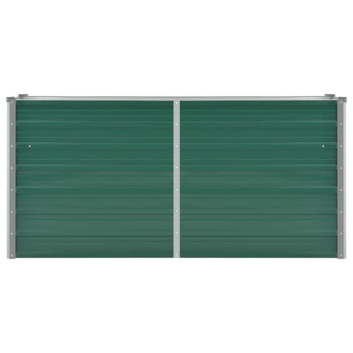 VIDAXL Lit sureleve de jardin Acier galvanise 160x40x77 cm Vert