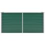 Voir la diapositive 3 : VIDAXL Lit sureleve de jardin Acier galvanise 160x40x77 cm Vert