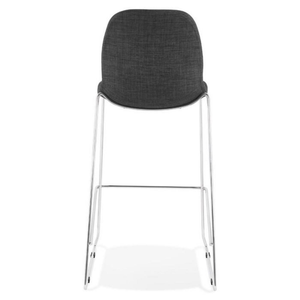 Paris Prix Tabouret de Bar  Tanjan  111cm Gris Foncé & Chromé