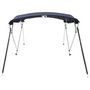 Voir la diapositive 5 : VIDAXL Toit bimini a 4 arceaux parois laterales 243x(200-213)x137 cm