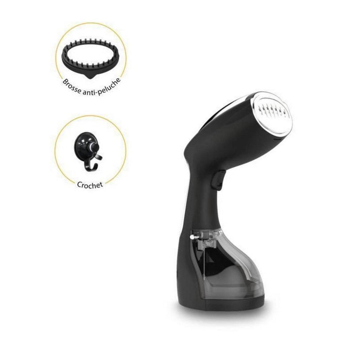 Steamone STEAMONE S-TRAVEL Defroisseur vapeur a main 1400W - NOIR